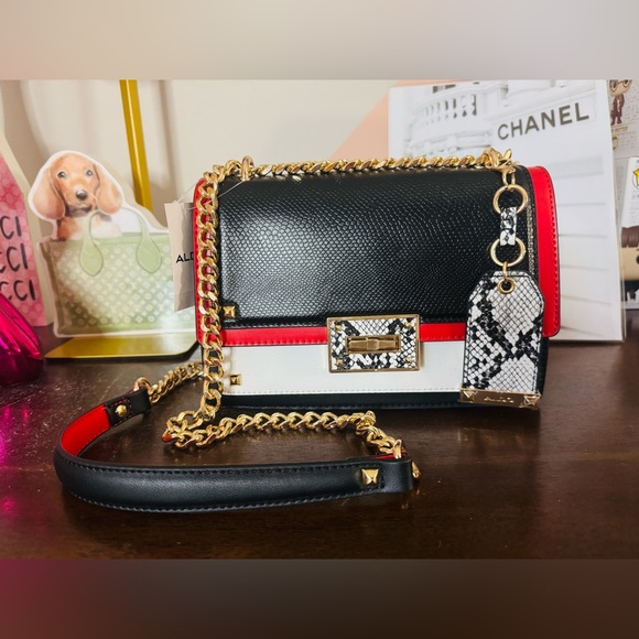 Aldo Handbags - Aldo Black and Red Crossbody NWT